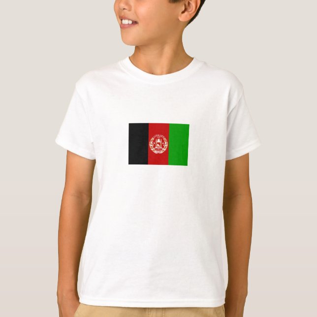 T-shirt Drapeau de l'Afghanistan patriotique (Devant)