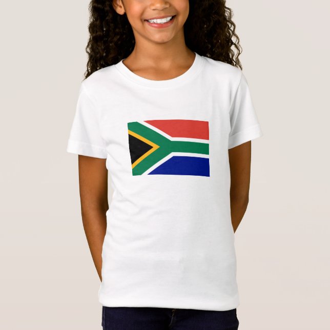 T-Shirt Drapeau de l'Afrique du Sud (Devant)