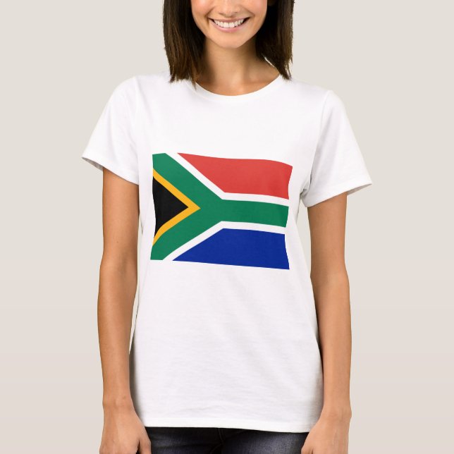 T-shirt Drapeau de l'Afrique du Sud (Devant)