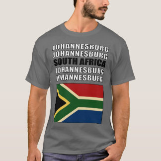 T-shirt Drapeau de l'Afrique du Sud