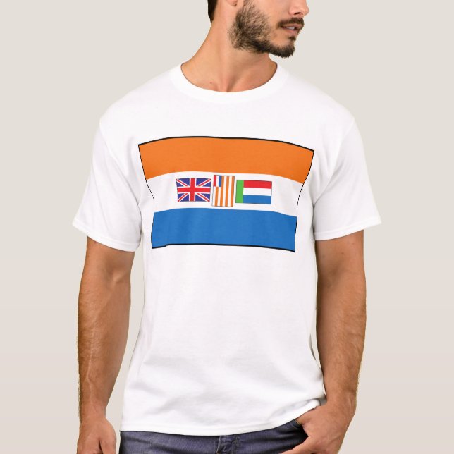 T-shirt Drapeau de l'Afrique du Sud (Devant)