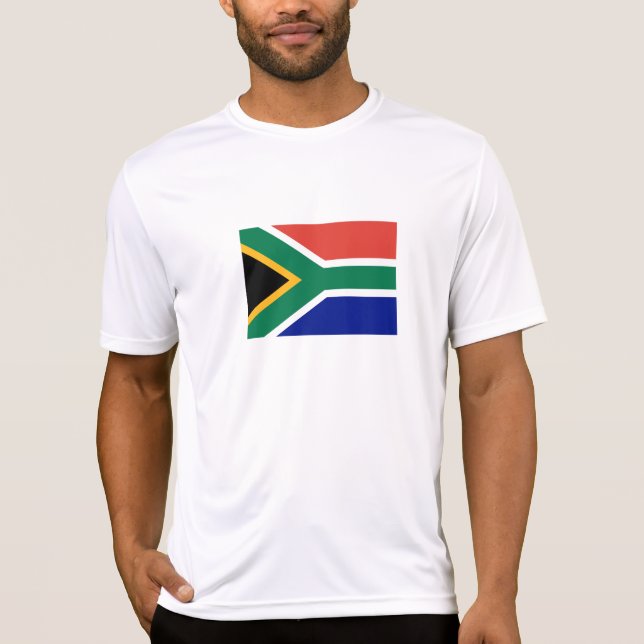 T-shirt Drapeau de l'Afrique du Sud (Devant)