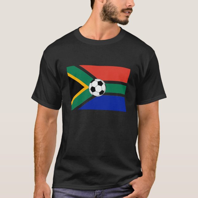T-shirt Drapeau de l'Afrique du Sud, Bafana Bafana, (Devant)