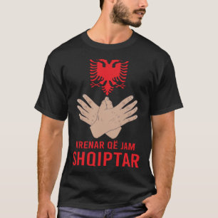 T-shirt Drapeau de l'aigle d'Albanie Kosovo Shqiptar Krena