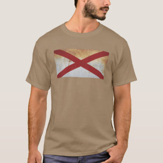 T-shirt Drapeau de l'Alabama Grunge