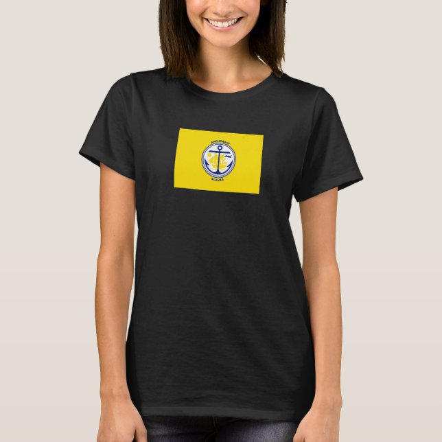 T-shirt Drapeau de l'Alaska (Devant)