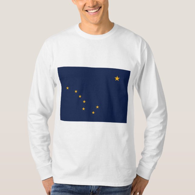 T-shirt Drapeau de l'Alaska (Devant)