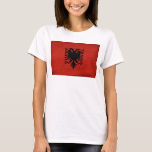 T-shirt Drapeau de l'Albanie