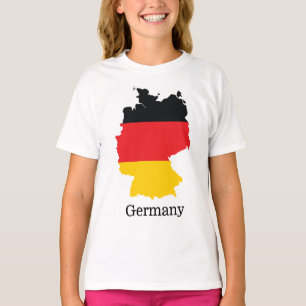 T-shirt Drapeau de l'Allemagne dans un design de souvenir