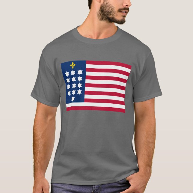 T-shirt Drapeau de l'Alliance française (Devant)