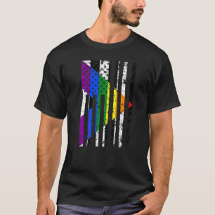 T-shirt Drapeau de l'Ally droit Drapeau de l'Ally droit
