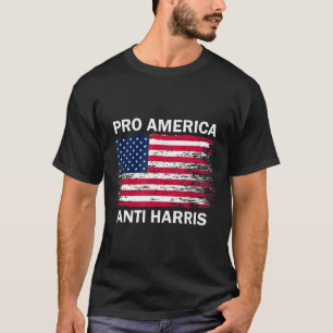 T-shirt Drapeau de l'Amérique anti Kamala Kamala Harris An