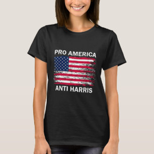 T-shirt Drapeau de l'Amérique anti Kamala Kamala Harris An