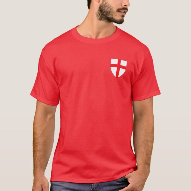 T-shirt Drapeau de l'anglais du jour de St George (Devant)