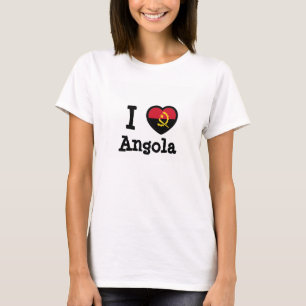 T-shirt Drapeau de l'Angola