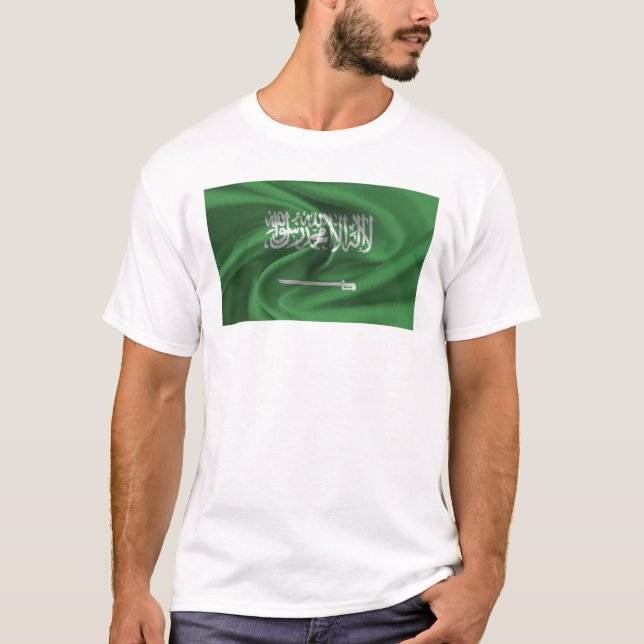 T-shirt Drapeau De L'Arabie Saoudite (Devant)