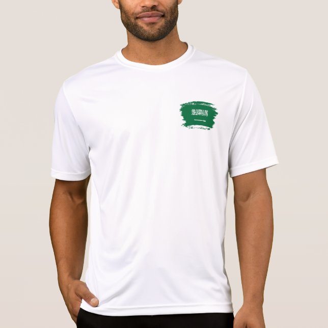 T-shirt Drapeau de l'Arabie Saoudite (Devant)