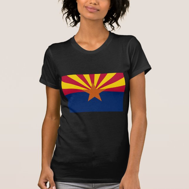 T-shirt Drapeau de l'Arizona (Devant)