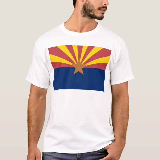 T-shirt Drapeau de l'Arizona (Devant)