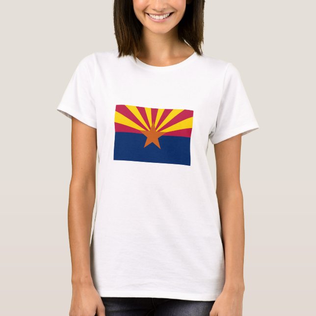 T-shirt Drapeau de l'Arizona (Devant)