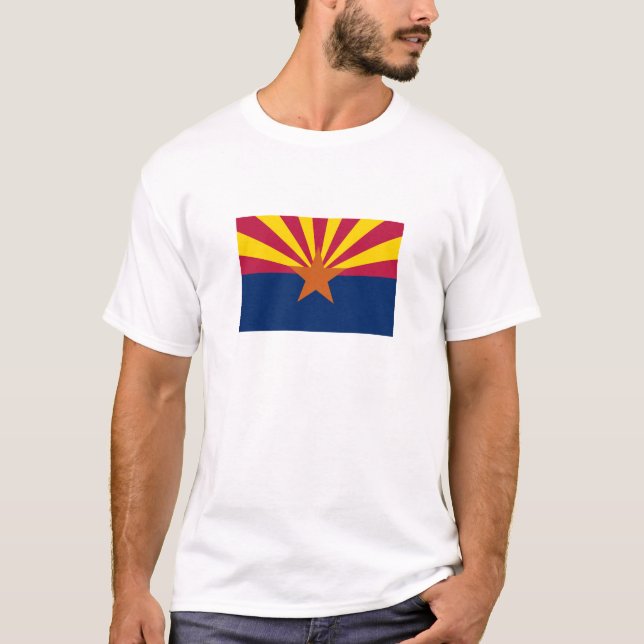 T-shirt Drapeau de l'Arizona (Devant)
