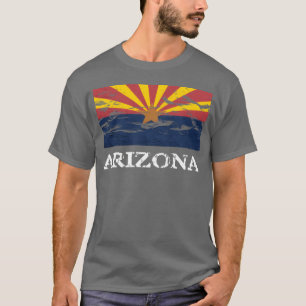 T-shirt Drapeau de l'Arizona cial Arizona Fière fille