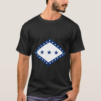 T-shirt Drapeau de l'Arkansas Diamant Original uniquement
