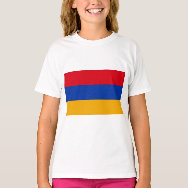 T-shirt Drapeau de l'Arménie (Devant)