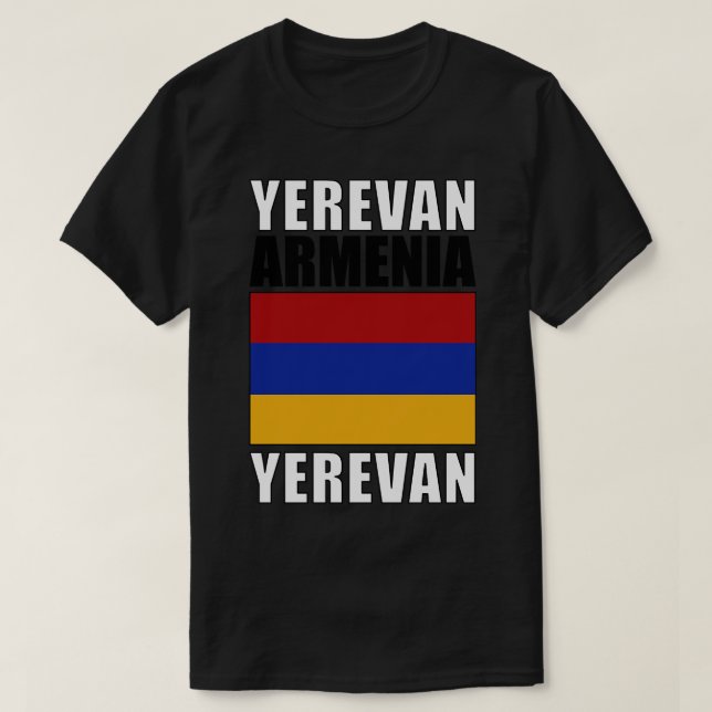 T-shirt Drapeau de l'Arménie (Design devant)