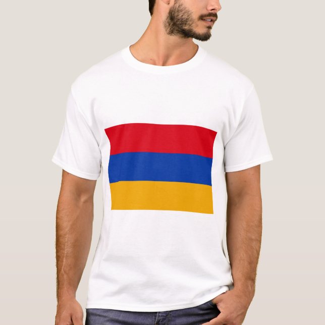 T-shirt Drapeau de l'Arménie (Devant)