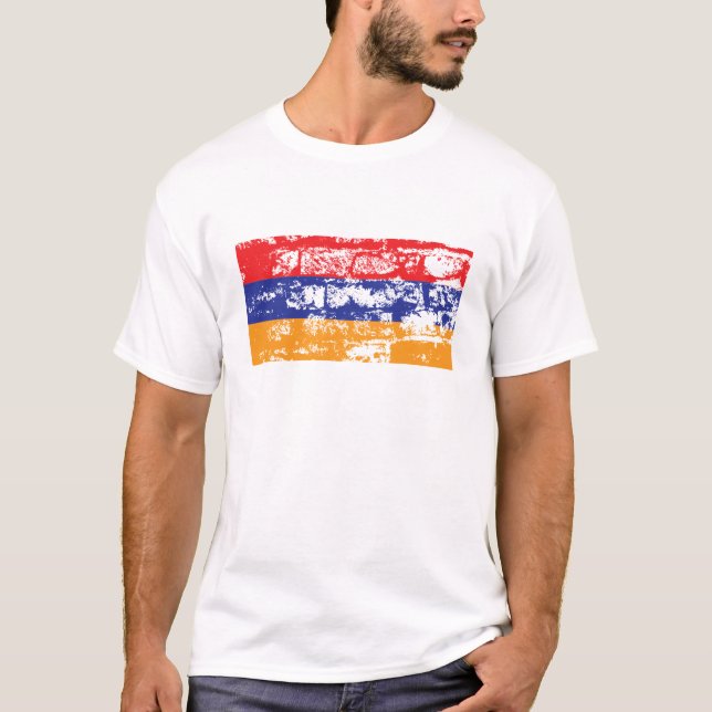 T-shirt Drapeau de l'Arménie (Devant)