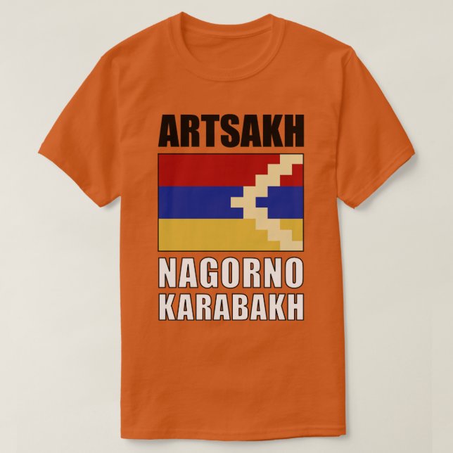T-shirt Drapeau de l'Artsakh (Design devant)