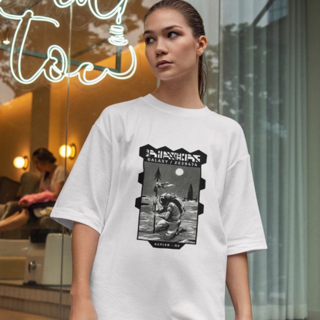 T-shirt Drapeau de l'astronaute (Créateur téléchargé)