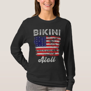 T-shirt Drapeau de l'atoll de Bikini Distorsion Hommes Fem