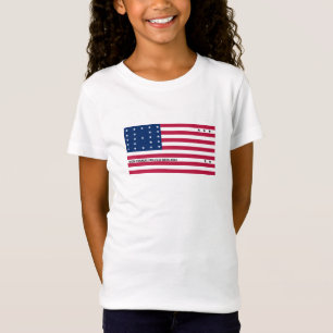 T-Shirt Drapeau de l'atoll de Bikini Patriotique