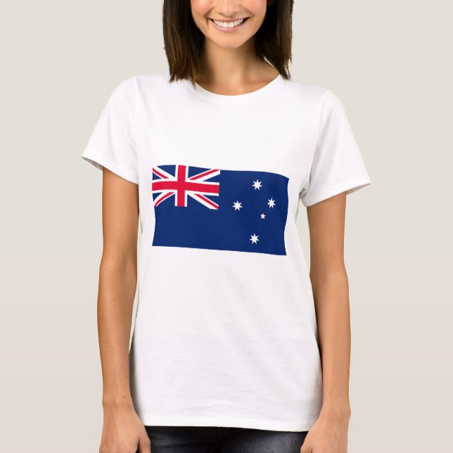 T-shirt Drapeau de l'Australie (Devant)