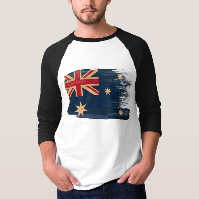 T-shirt Drapeau de l'Australie (Devant)