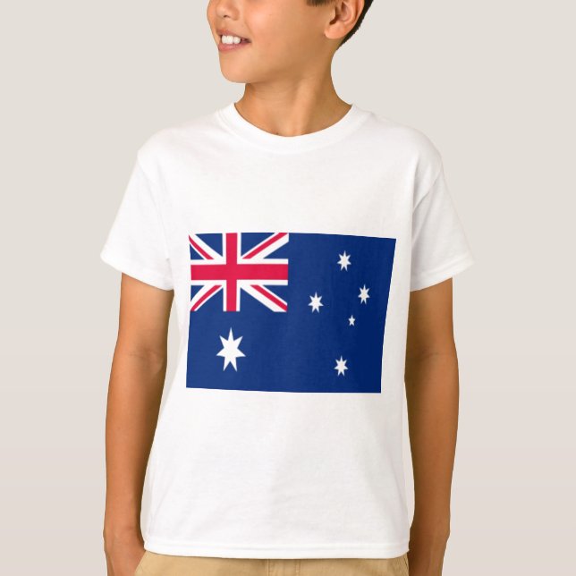 T-shirt Drapeau de l'Australie (Devant)