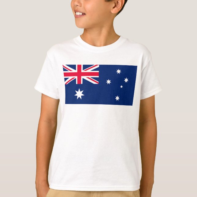 T-shirt Drapeau de l'Australie (Devant)