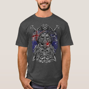 T-shirt Drapeau de l'Australie de mythologie de Viking
