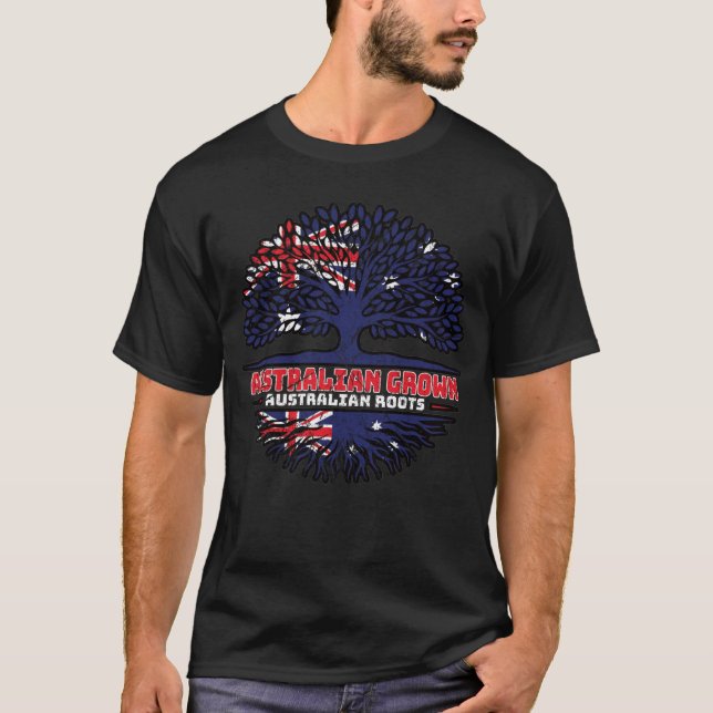 T-shirt Drapeau de l'Australie Tree Roots (Devant)