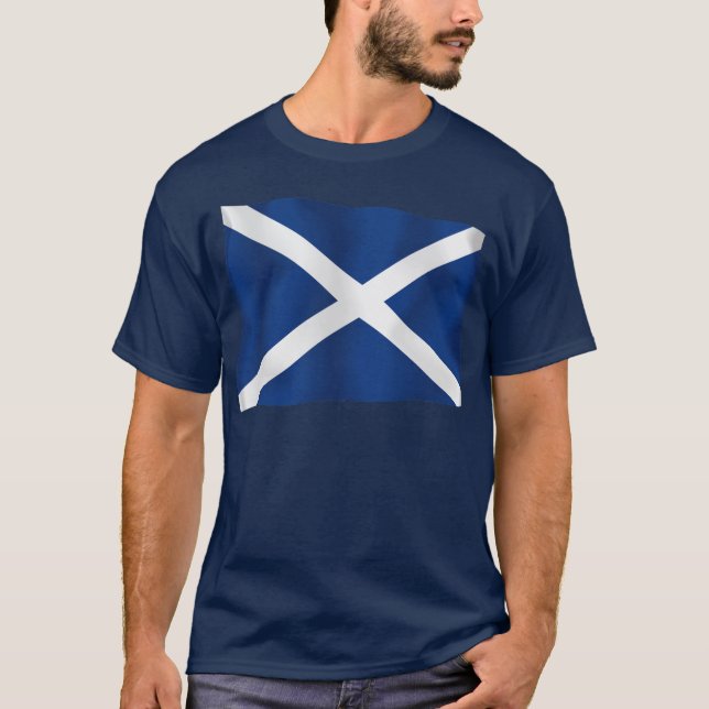 T-shirt Drapeau de l'Ecosse (Devant)
