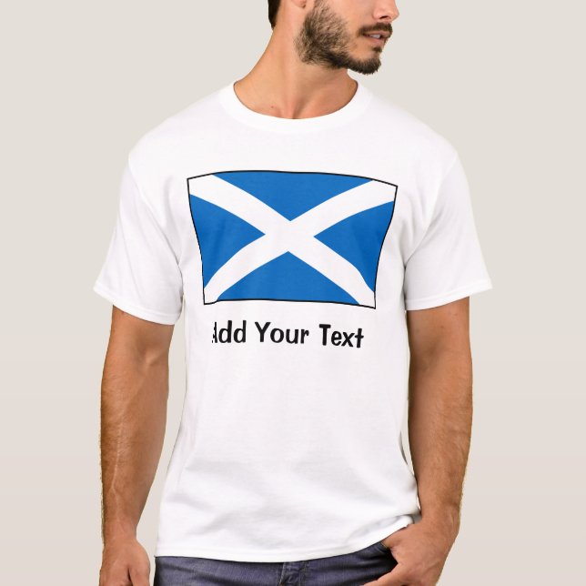 T-shirt Drapeau de l'Ecosse (Devant)