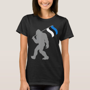 T-shirt Drapeau de l'Eesti ou de l'Estonie