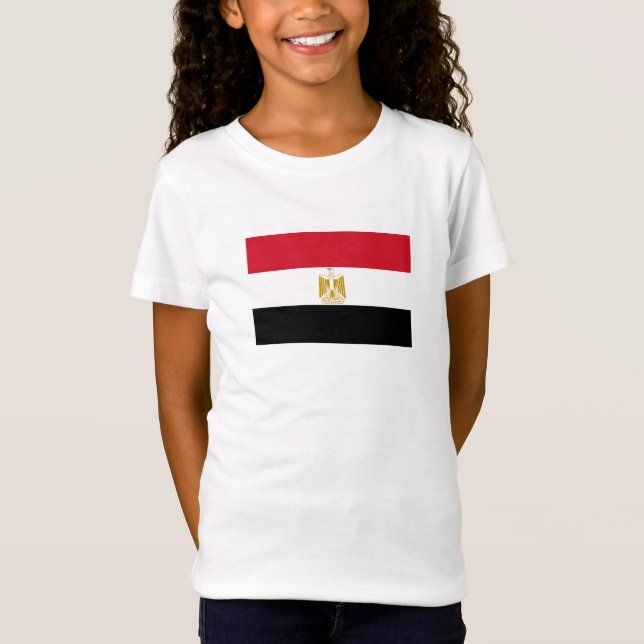 T-Shirt Drapeau de l'Égypte (Devant)