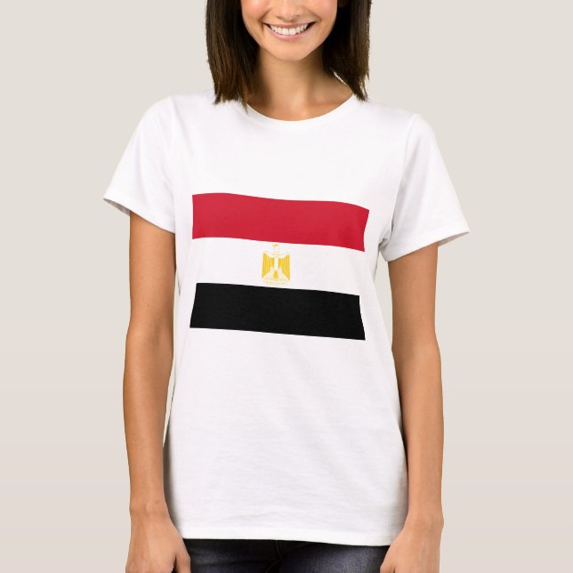 T-shirt Drapeau de l'Égypte (Devant)