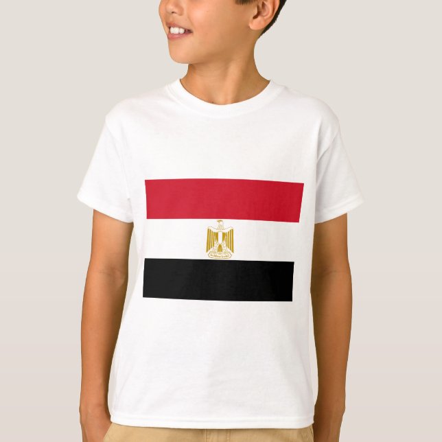 T-shirt Drapeau de l'Egypte - علممصر - drapeau égyptien (Devant)