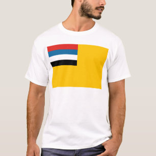 T-shirt Drapeau de l'empire du 滿洲國 de Manchukuo ; 满洲国 ;
