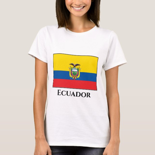 T-shirt Drapeau de l'Équateur (Devant)