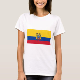 T-shirt Drapeau de l'Équateur